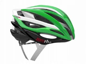 Kask rowerowy zeroRH+ ZW SHINY GREEN-SHINY WHITE - XS/M 1