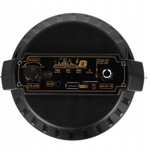 Głośnik Bluetooth Boombox Mobilny Usb Radio Led Bezprzewodowy Przenośny Mp3 4