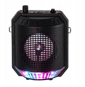 Głośnik Bluetooth Boombox Mobilny Usb Radio Led Bezprzewodowy Przenośny Mp3 8