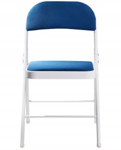 Zestaw 4 składanych krzeseł SPARKS Niebieski 5