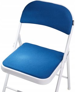 Zestaw 4 składanych krzeseł SPARKS Niebieski 9