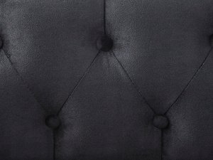 Szezlong welurowy prawostronny czarny LATTES II 9