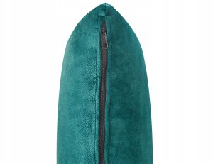 Szezlong welurowy prawostronny zielony LATTES II 6