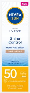 NIVEA SUN Shine Control Krem matujący do twarzy SPF50 50 ml 1