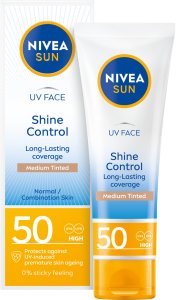 NIVEA SUN Shine Control Krem matujący do twarzy SPF50 50 ml 7