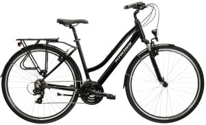 Rower Kross TRANS 1.0  czarny-srebrny połysk damski 17" 1