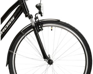 Rower Kross TRANS 1.0  czarny-srebrny połysk damski 17" 9
