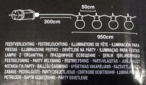 GIRLANDA OGRODOWA PARTY LIGHT 20LED 16