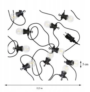 GIRLANDA OGRODOWA PARTY LIGHT 20LED 4