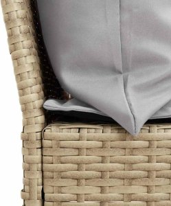 Sofa ogrodowa z poduszkami beżowy polirattan Lumarko! 8