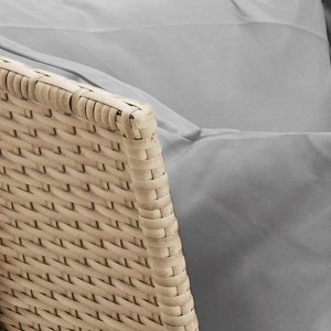 Sofa ogrodowa z poduszkami beżowy polirattan Lumarko! 9