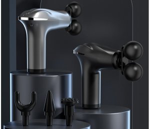 Masażer Verk Pistolet do masażu pleców ciała nóg masażer mocny massage gun 4 końcówki 8