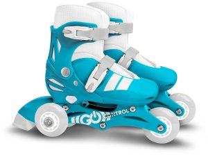 ROLKI WROTKI 2W1 ROLKO-WROTKI REGULOWANE 27-30 DLA DZIECKA 3