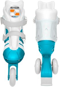 ROLKI WROTKI 2W1 ROLKO-WROTKI REGULOWANE 27-30 DLA DZIECKA 4