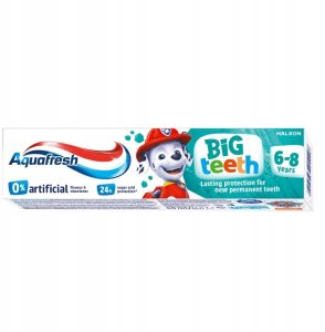 Aquafresh  Pasta do zębów Big Teeth 50ml dla dzieci 6-8 lat (AD-GK-AQ-01-55) 2
