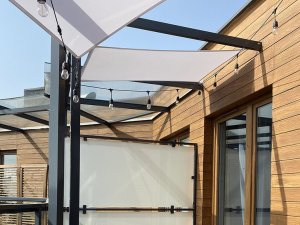 SunShade Żagiel wodoszczelny 3x5 - Biały 4