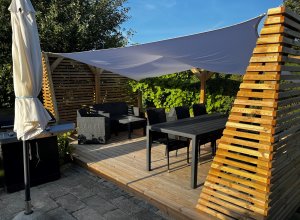 SunShade Żagiel wodoszczelny 3x5 - Biały 7