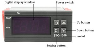 Termostat 230V STC-1000 8
