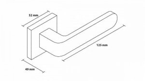 Drzwi Przesuwne DOOR HANDLE RIO BLACK 2