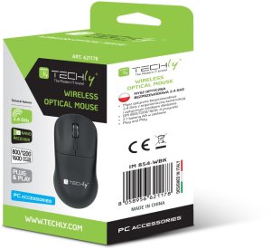 Myszka bezprzewodowa USB 2.4GHz RF 1600dpi optyczna 2