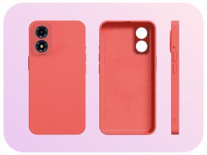 Etui do Motorola Moto G04 / G24 / E14 (Osłona Kamery, Czerwone)   Szkło 9H 4