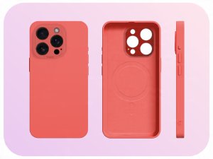 Etui do Apple iPhone 16 Pro (Do Magsafe, Osłona Kamery, Czerwone)   Szkło 4