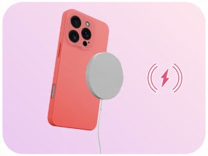 Etui do Apple iPhone 16 Pro (Do Magsafe, Osłona Kamery, Czerwone)   Szkło 6