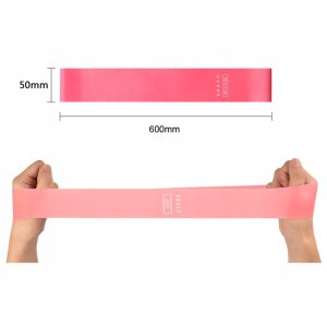 ZESTAW 5 GUM DO ĆWICZEŃ TAŚMY OPOROWE BAND FITNESS 4