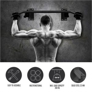 Drążek do podciągania mocowany do ściany 5