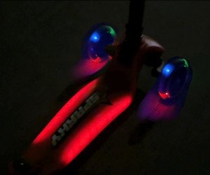 Milly Mally Scooter Sparky Red 12