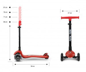 Milly Mally Scooter Sparky Red 13