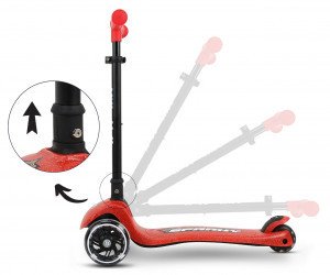 Milly Mally Scooter Sparky Red 10