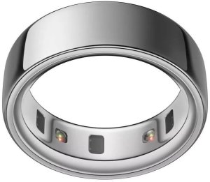 Oura Ring 4 smart ring, Silver, size 7 1