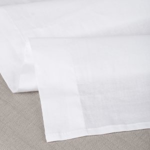FLAT SHEET COTTON 200X220CM WHITE 2