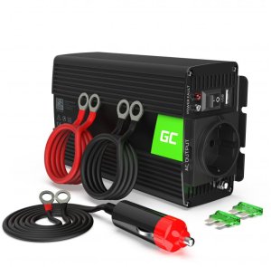 Przetwornica napięcia Inwerter Green Cell 12V na 230V 300W/600W Czysta sinusoida 1