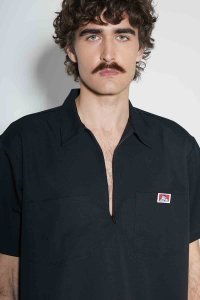 Koszula Ben Davis Solid 12 ZIP Black 3