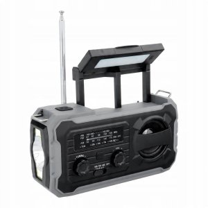 PRISTAR radio FM z latarką 4000 mAh YX328 czarne 2