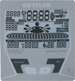 Wioślarz Kettler Wioślarz magnetyczny Coach M srebrno-czarny (07974-100) 2