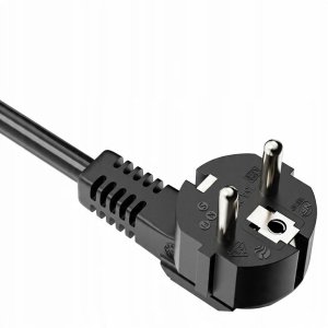 Przedłużacz sieciowy Wtyk - Gniazdo 3m czarny 5