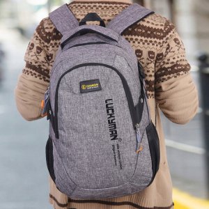 PLECAK MĘSKI DAMSKI SZKOLNY NA LAPTOPA SZARY 3