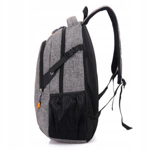 PLECAK MĘSKI DAMSKI SZKOLNY NA LAPTOPA SZARY 5