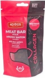 4DOGS MIĘSNY BATON KACZKA Z BURAKIEM      SEMI SOFT 2szt 1