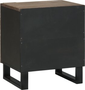 vidaXL Szafki nocne 2 szt 40x33,5x46 cm Lite Drewno Mango 2