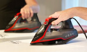 MOCNE ŻELAZKO PAROWE CERAMICZNE STRAŻAK 3000W 10w1 INNOWACJA ANTI-DRIP 8