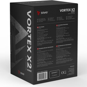 SAVIO VORTEX X2 BLACK Chłodzenie CPU 13
