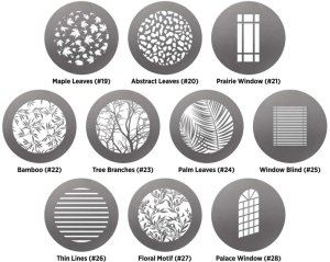 Westcott Pakiet Gobo do urządzeń optycznych firmy Lindsay Adler (10 sztuk) 3