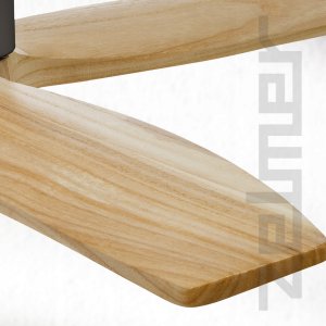 WENTYLATOR SUFITOWY ZCF 7600 40W 132cm LED 18W BUK/CZARNY 7