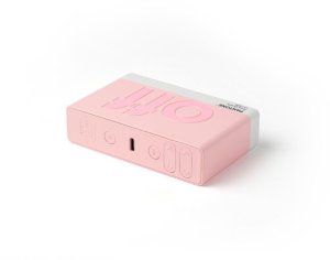 Double-sided alarm clock Lexon Flip Classic X Pantone light pink 3