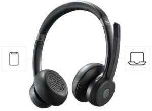 “BT700“ Bluetooth® Headset, with Microphone, Wireless, for PC, Mobile Phone, black 20