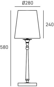Lampka biurkowa Cosmo Light biała 7